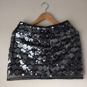 Forever 21 sequined skirt (pair with mesh top)